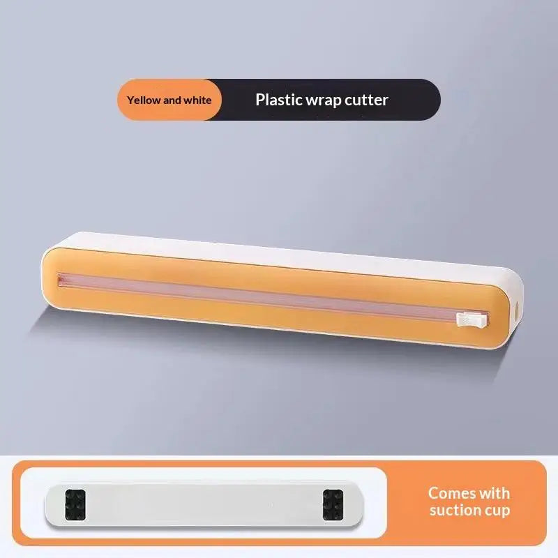 Sliding Tear Cling Film Cutter Multifunctional Dual Use Aluminum Foil Qme A6