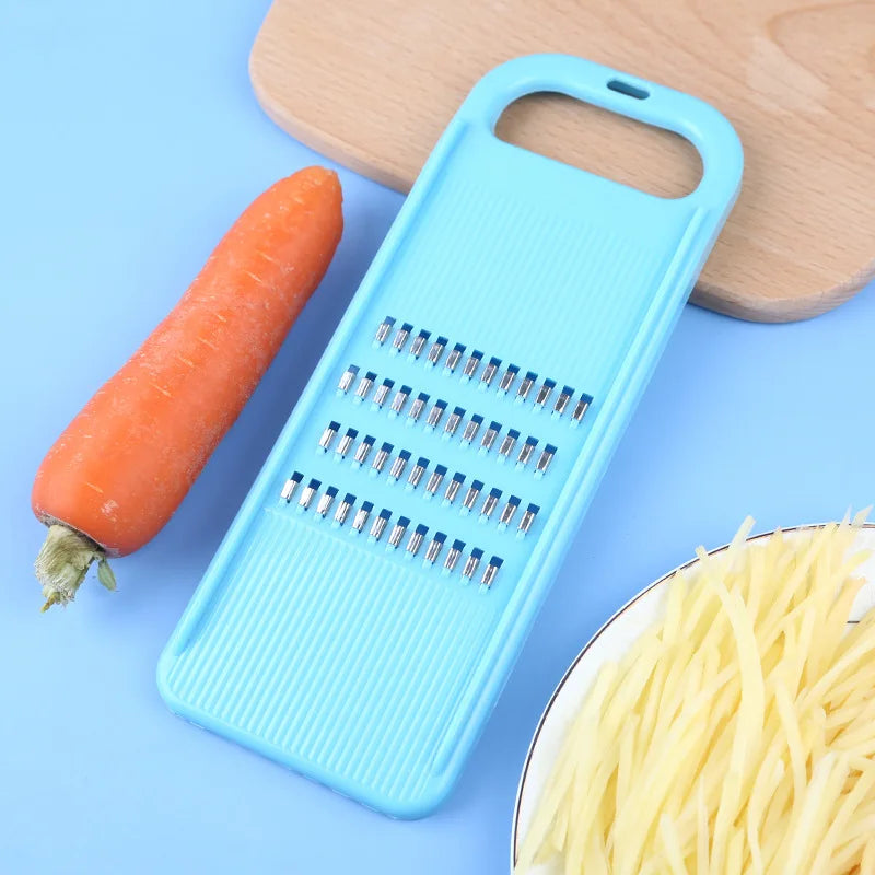 Grater Vegetables Slicer Manual Cutter Cabbage Carrot Korean Food Processor Kitchen Accessories Supplies Useful Things for Home Qme 01 blue