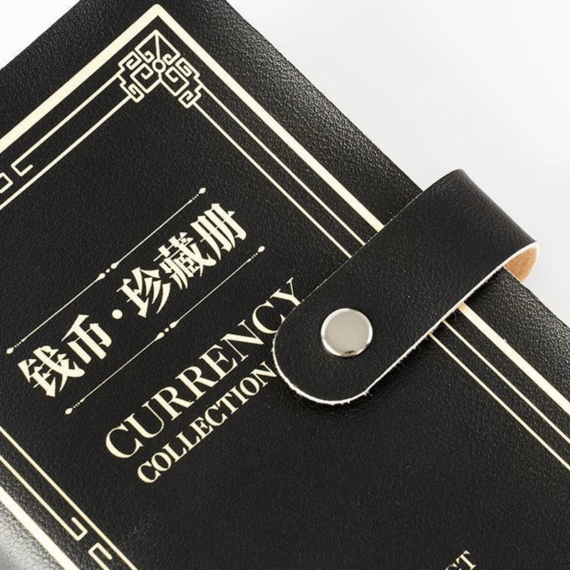 50pcs Large Capacity Banknote Collection Book For Collecting Paper Money Qme