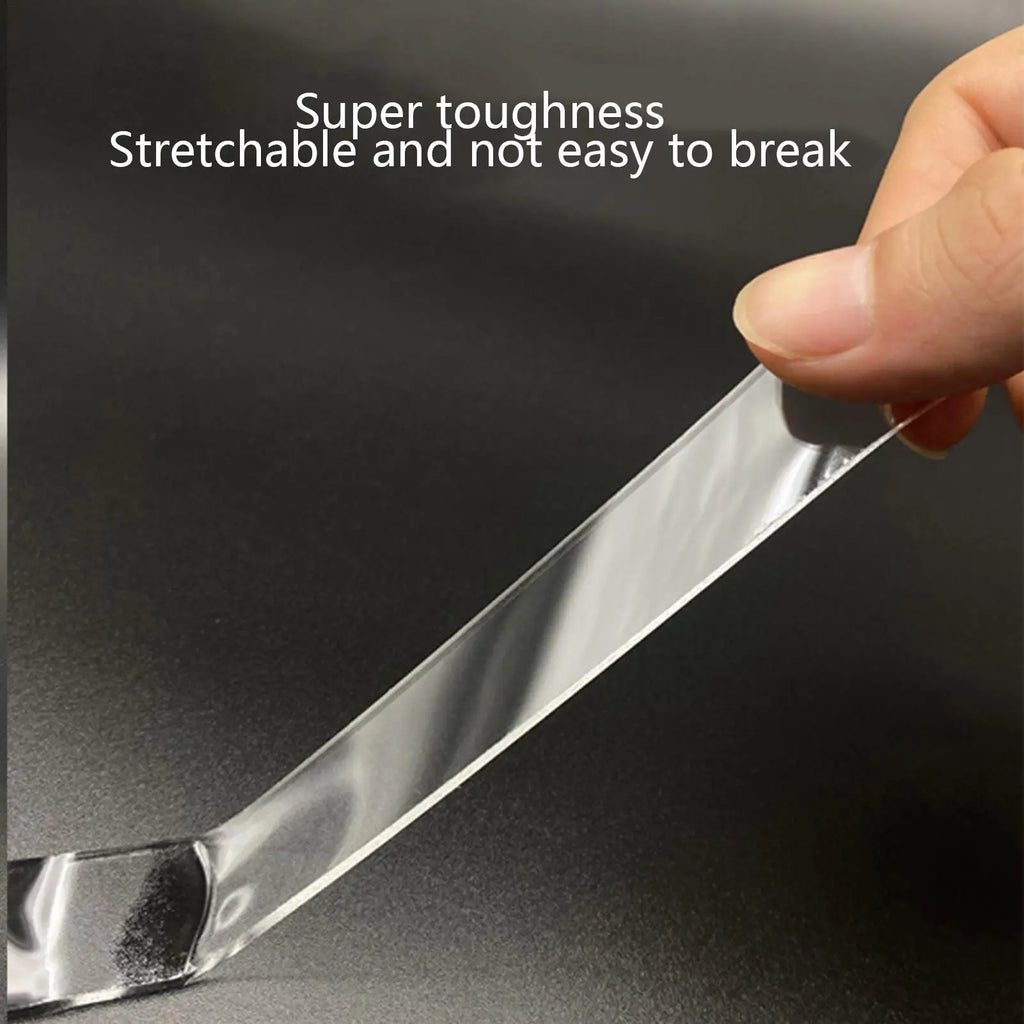 Double Sided Tape Heavy Duty Clear Nano Waterproof Removable Strong Adhesive Mounting Tape Wall Adhesive for Posters Pictures Qme