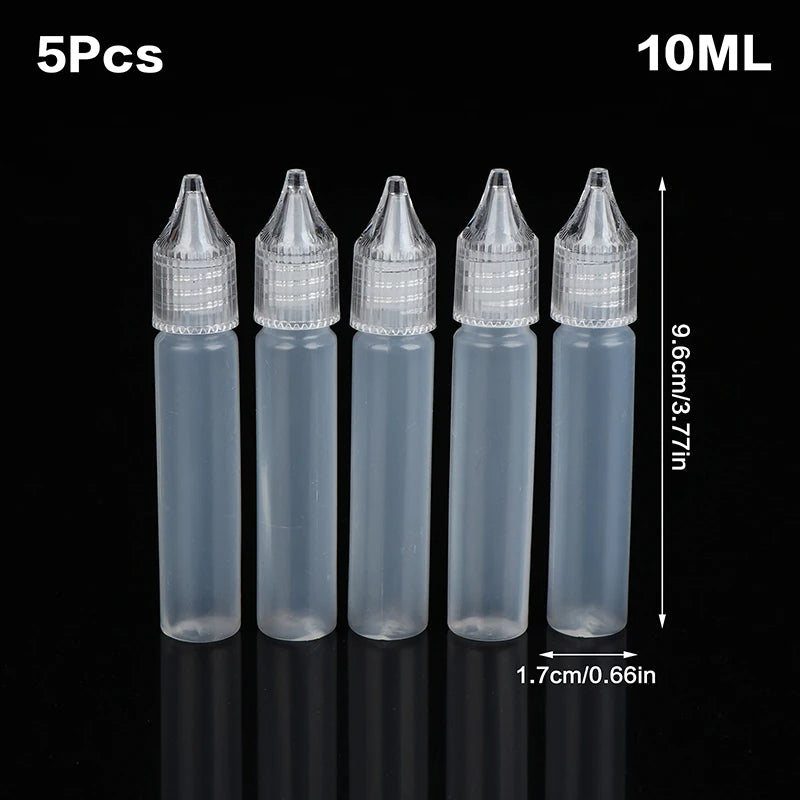 10 15 30 Refillable Plastic Dropper Bottles Pen-shape Containers Ink Qme 10ML
