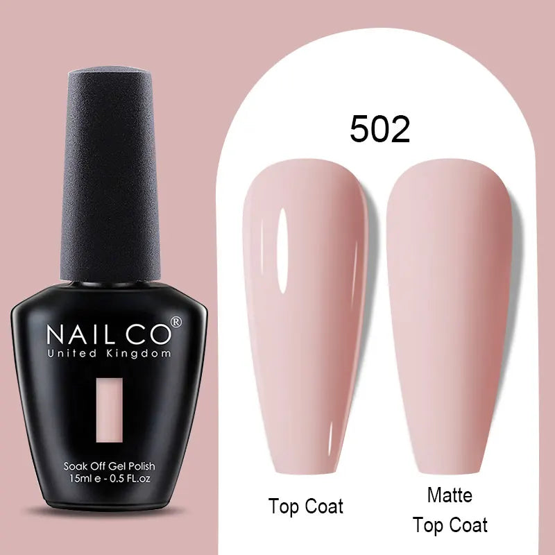 NAILCO Winter Red Gel Nail Polish Semi Permanent Soak Off Varnishes