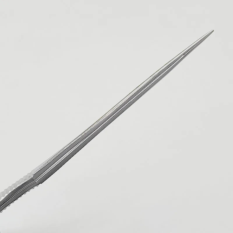 Stainless Steel Gun Forceps Cleaning Ear Nose Throat Elbow Cross Qme