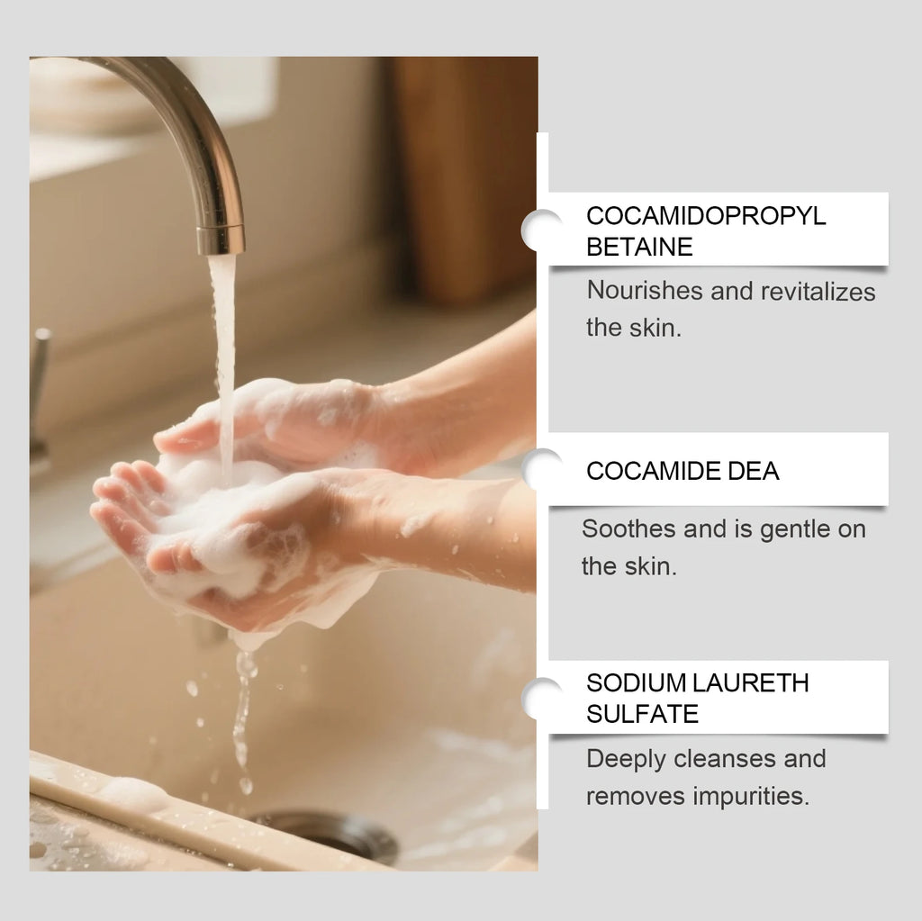 Moisturizing Hand Wash with Tomato Extract Gentle Daily Hand Soap for Clean Soft Hands Hydrating Hand Cleanser for Home Kitchen Qme