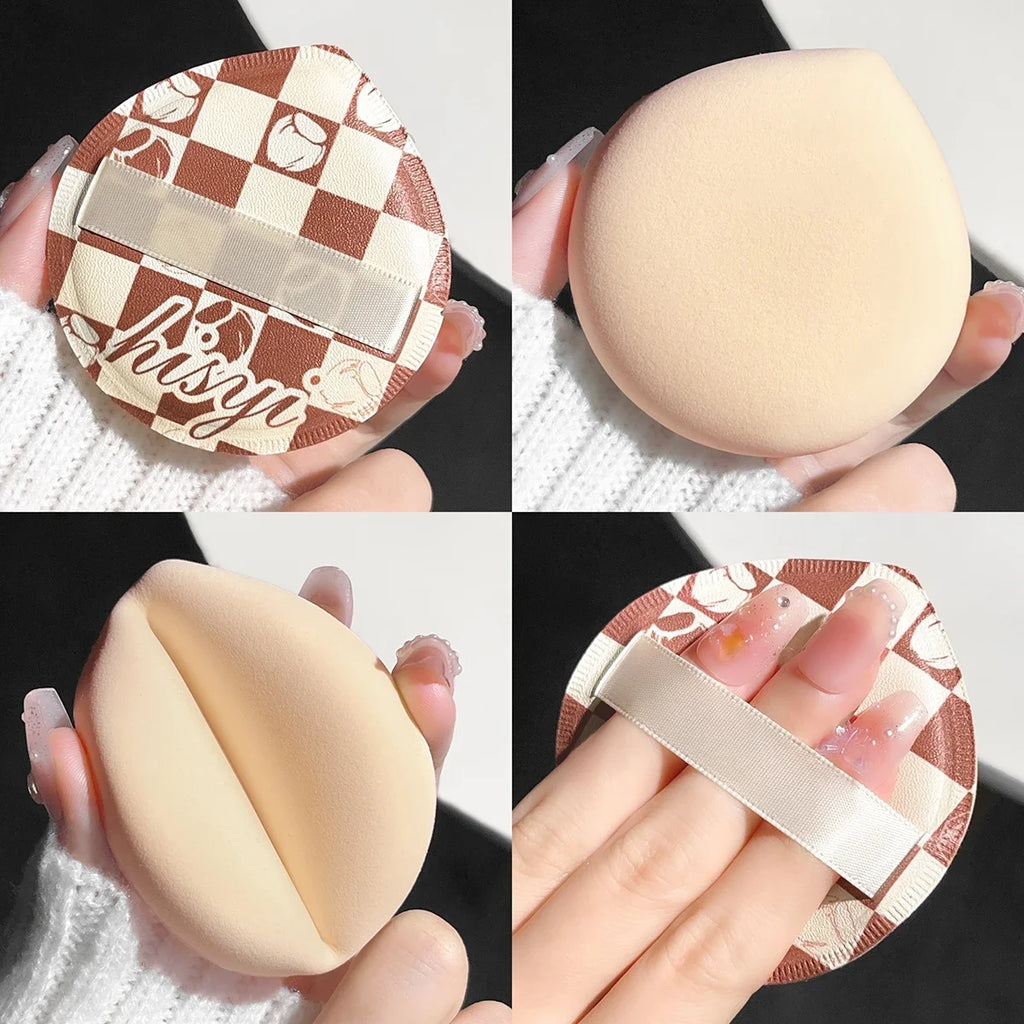 Dry and wet makeup puff sponge soft Korean style cute elastic marshmallow soft cushion makeup foundation set Qme