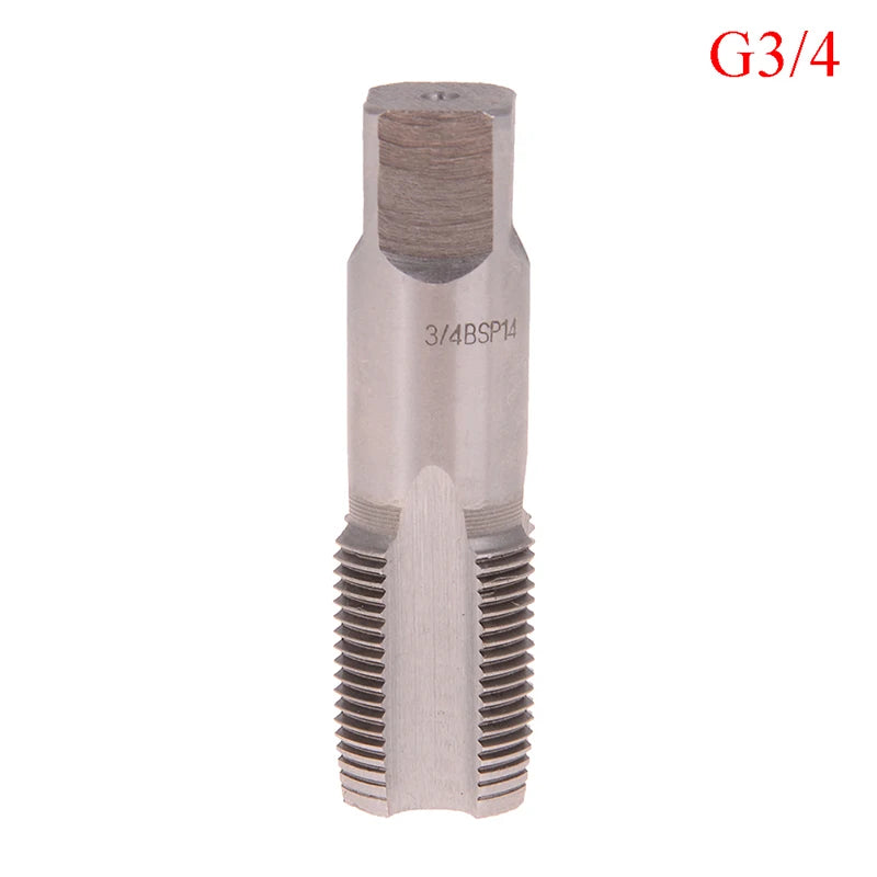 G1/8 1/4 3/8 1/2 3/4 HSS Taper Pipe Tap BSP Metal Screw Thread Cutting Tool Qme G34