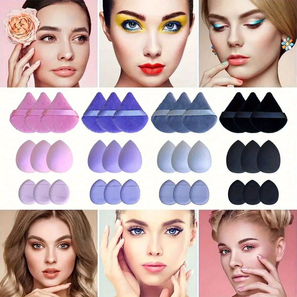 Makeup Sponge Dual Use Contour Highlight Liquid Cream Powder All Skin Qme