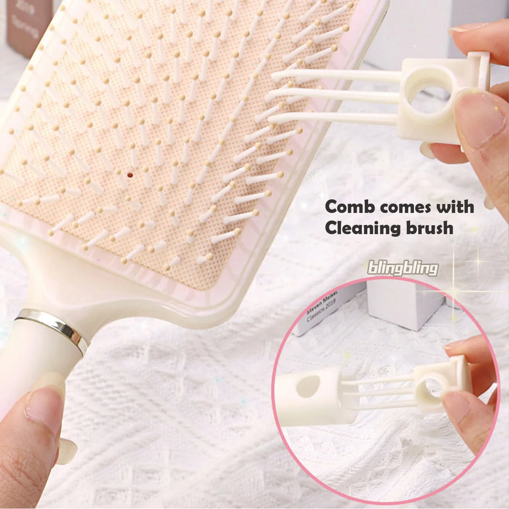 Cute Mermaid Hair Comb Household Cushion Women's Long Curling Qme
