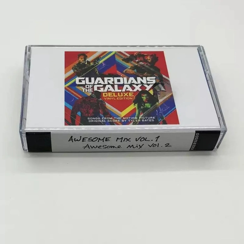 Retro Movie Hits Cassette Tape, Space Adventure Character Cover, High-Fidelity Analog Audio Media for Fans & Home Decor Qme