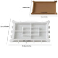 1Pcs Curved Corner Square Storage Tray Silicone Mold DIY Handmade Plaster Resin Jewelry Display Plate Craft Casting Molds Home D Qme A1