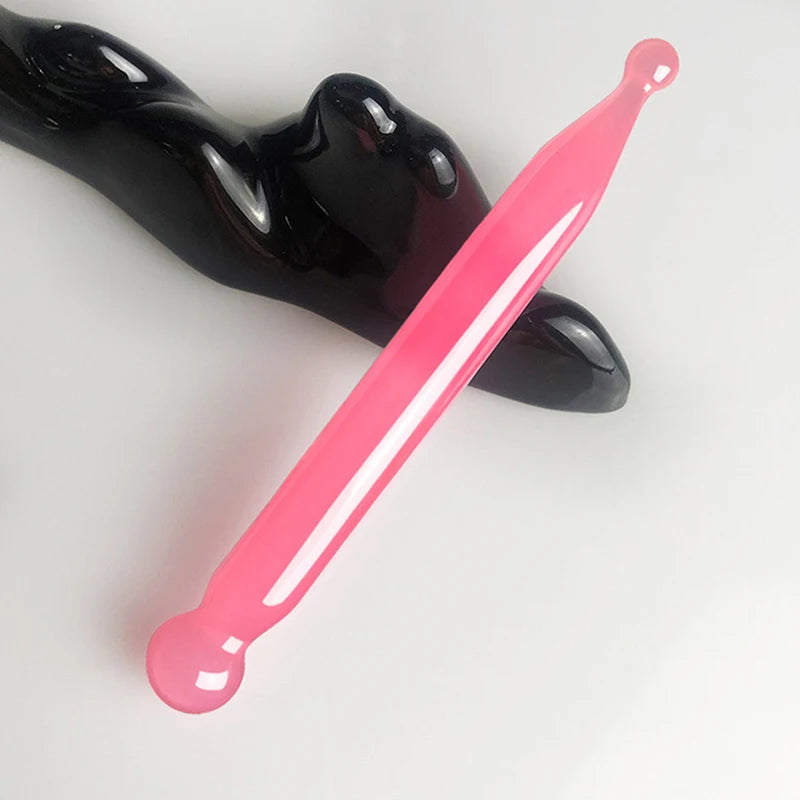 Facial Massage Acupuncture Point Pen Chinese Medicine Gua Sha Beauty Qme Pink