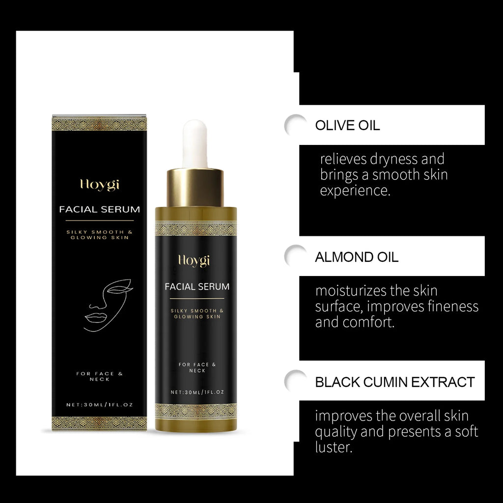 Tightening Facial Serum Moisturizing Anti-Wrinkle Brightening Face Essence Natural Rejuvenating Even Skin Tone Soft Elastic Skin Qme