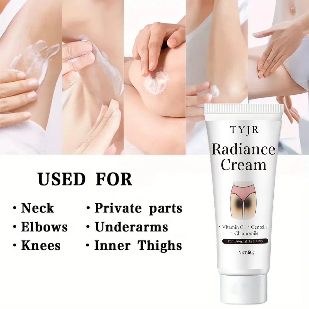 Snow White Cream Contains Niacinamide and Centella Asiatica, Whitening Lotion for Body and Private Parts, Underarm Rejuvenation Qme