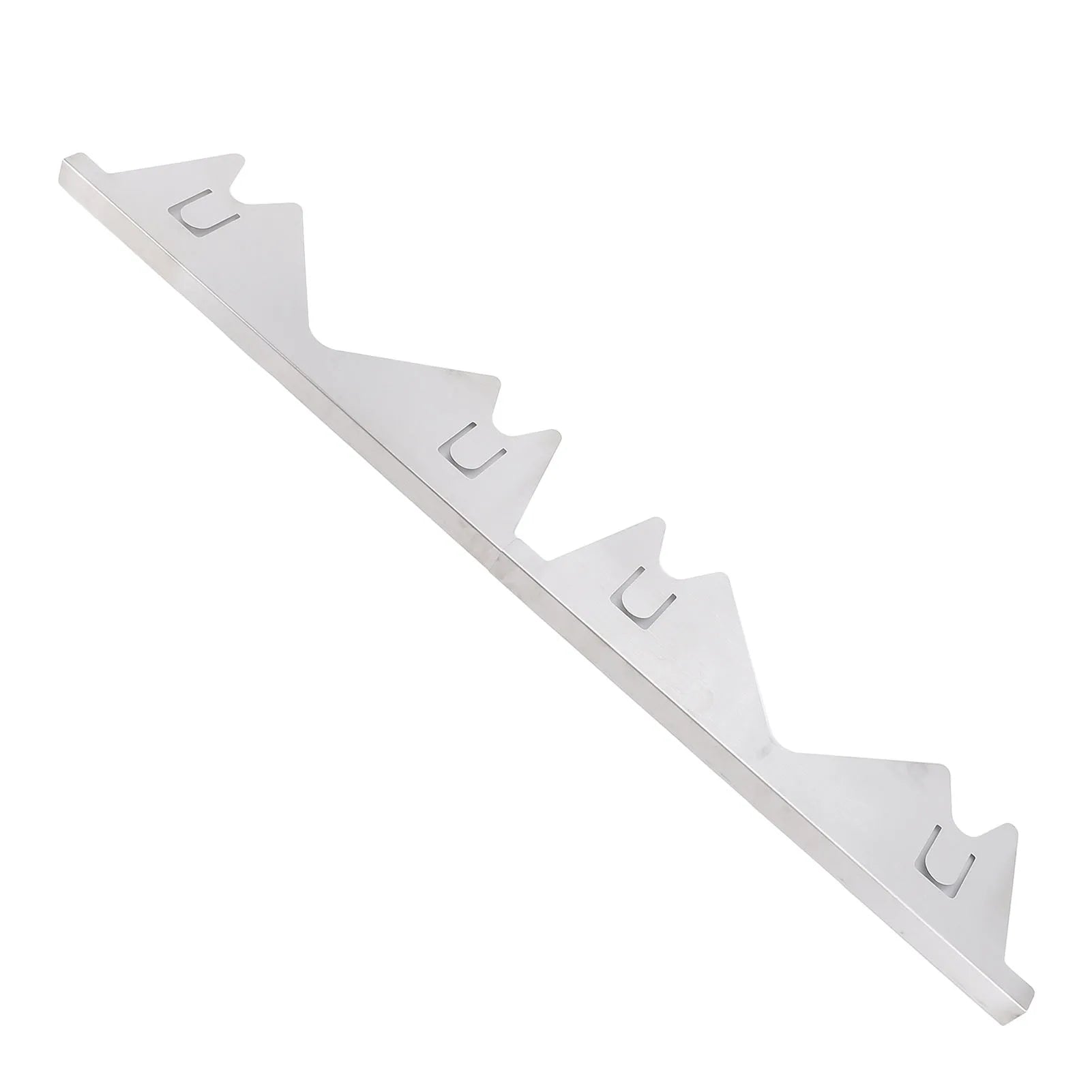 4Pcs Stainless Steel Stove Gap Covers Heat Resistant Easy Clean Range Trim 13.78-27.56in Adjustable Silver for Kitchen Qme
