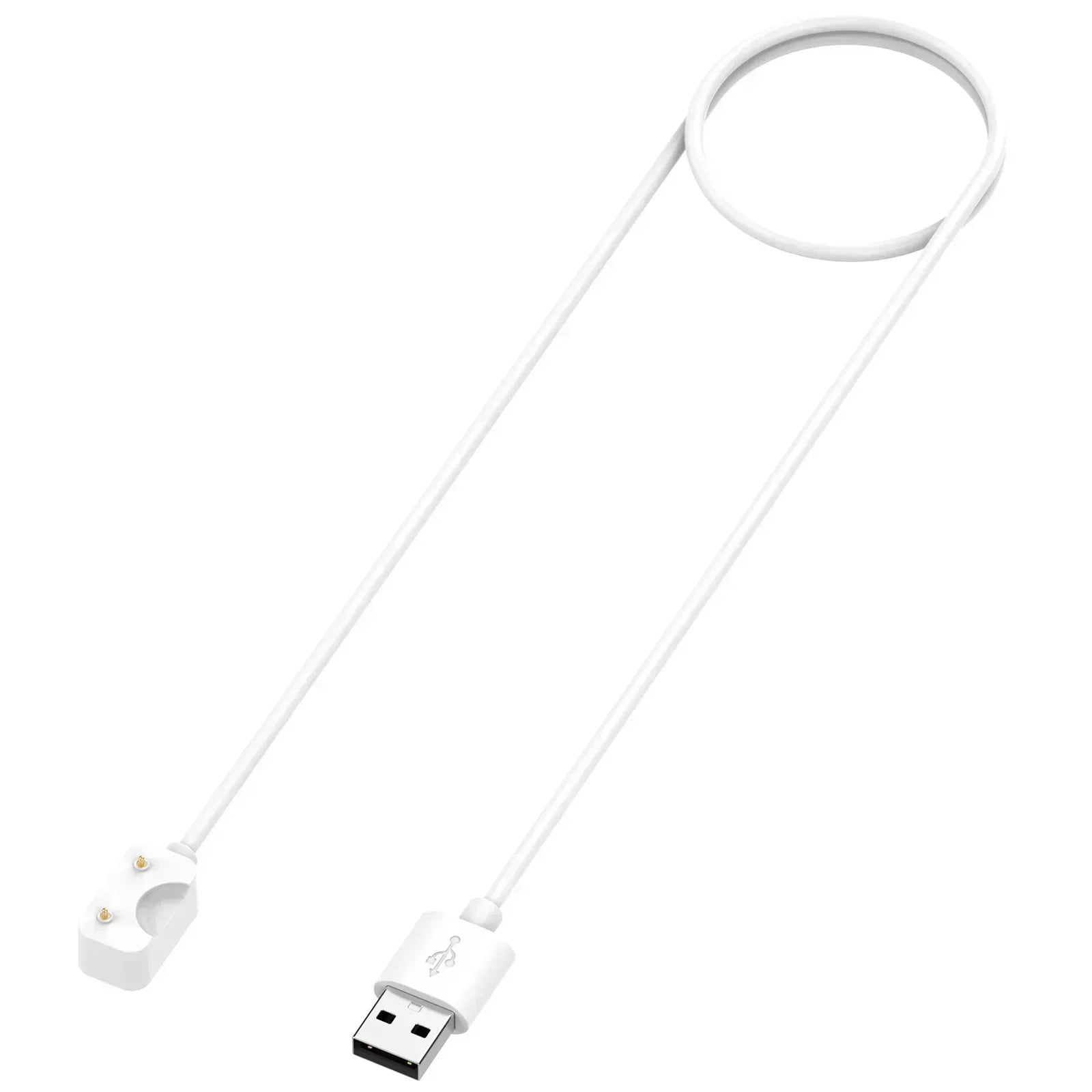 50CM/100CM For Samsung Galaxy Fit 3 Charger Watch Adapter USB / USB C Charging Cable Cord Magnetic For Samsung Galaxy Fit 3 Qme White USB-100cm