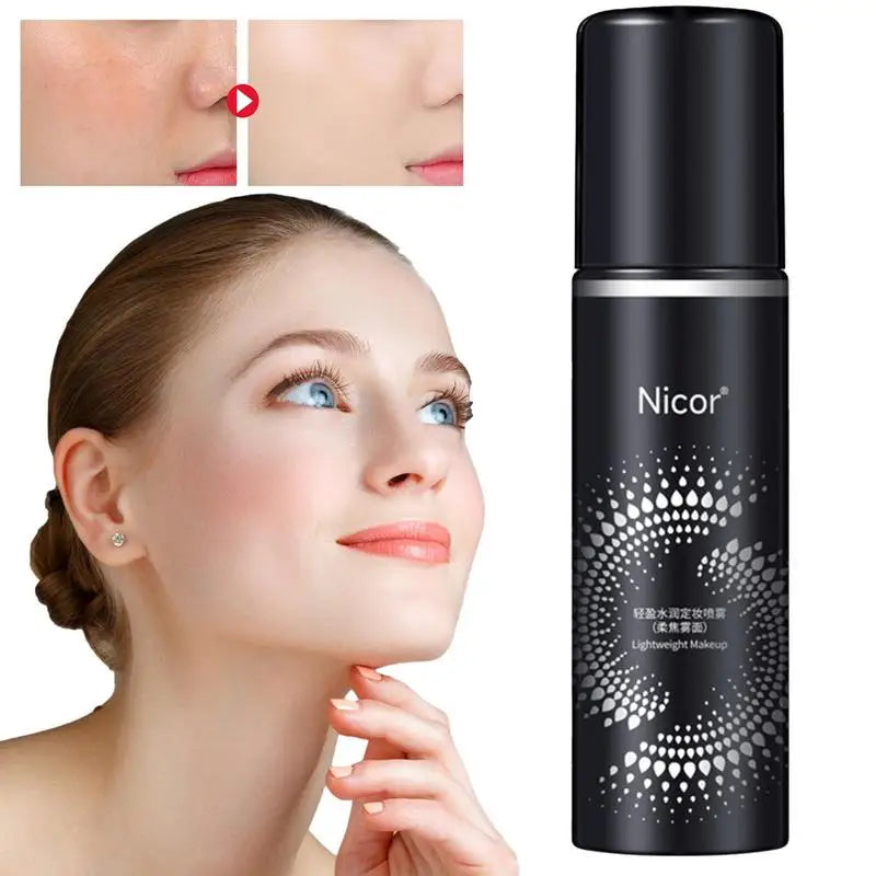 Facial Setting Spray Oil Control Mist Women Natural Finish Summer Qme