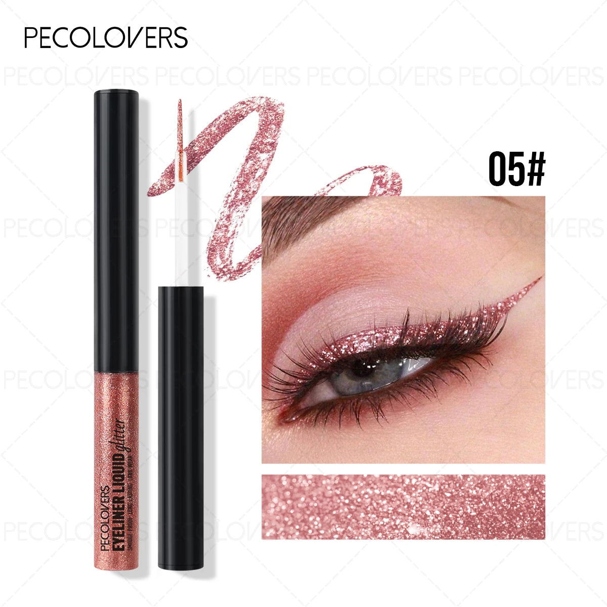 Dip-on Eyeliner Fine Shimmer Multi-color Options Suitable Various Qme 05