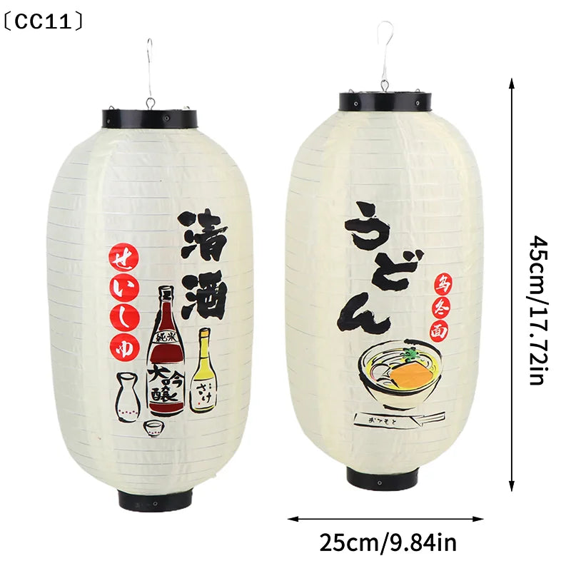 Japanese Lantern Cloth Party Decorative Lanterns Sushi Restaurant Qme