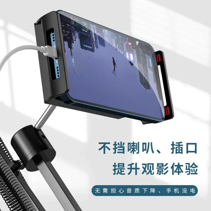 Tablet Holder For Bed iPad Stand 360° Rotating Desktop Phone Mount with Aluminum Arm For 4.5"~12.9" Xiaomi Lenovo Samsung Tablet Qme