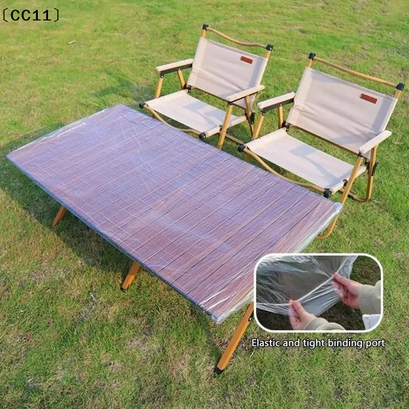 Plastic Disposable Tablecloth Elastic Edged Oil-proof Table Cover Qme