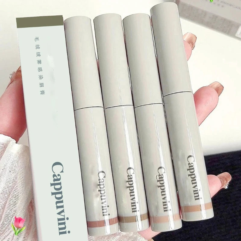 Cocoa Brown Eyebrow Tint Cream Waterproof Natural Eyebrow Tattoo Cream Light Color Eyebrows Make Up Smooth Fluff Brow Dye Pencil Qme