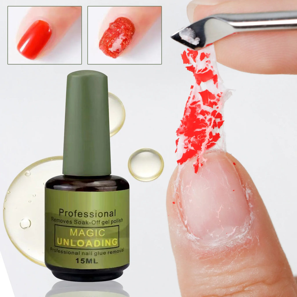 Nail Gel Magic Remover Soak Off Polish Delete Primer Acrylic Clean Qme