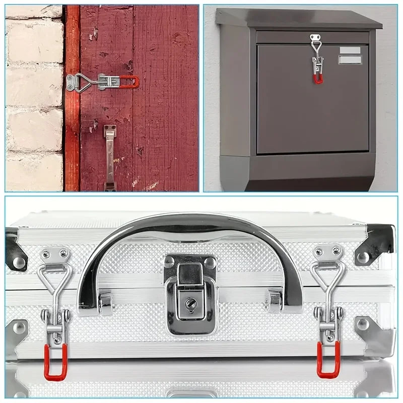 Heavy Duty Iron Adjustable Strap Latch Latch Latch Latch Latch Clamp Bolt Type Quick Clamp Accessories Horizontal Clamp Qme