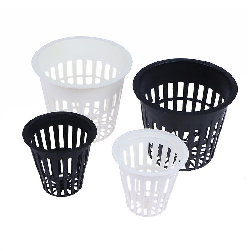 Soilless Net Basket Slotted Colonization Container Grow Orchids Qme