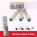 Black Micro Pens,3 Sizes,Waterproof Archival Ink,Fine Point Pen for Artist Illustration,Sketching,Anime,Manga Technical Drawing Qme 3 pcs