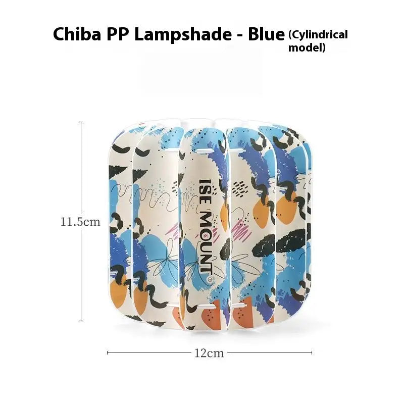 Lampshade Waterproof Camping Lamp Cover Atmosphere Lantern Shade Qme 2 Blue