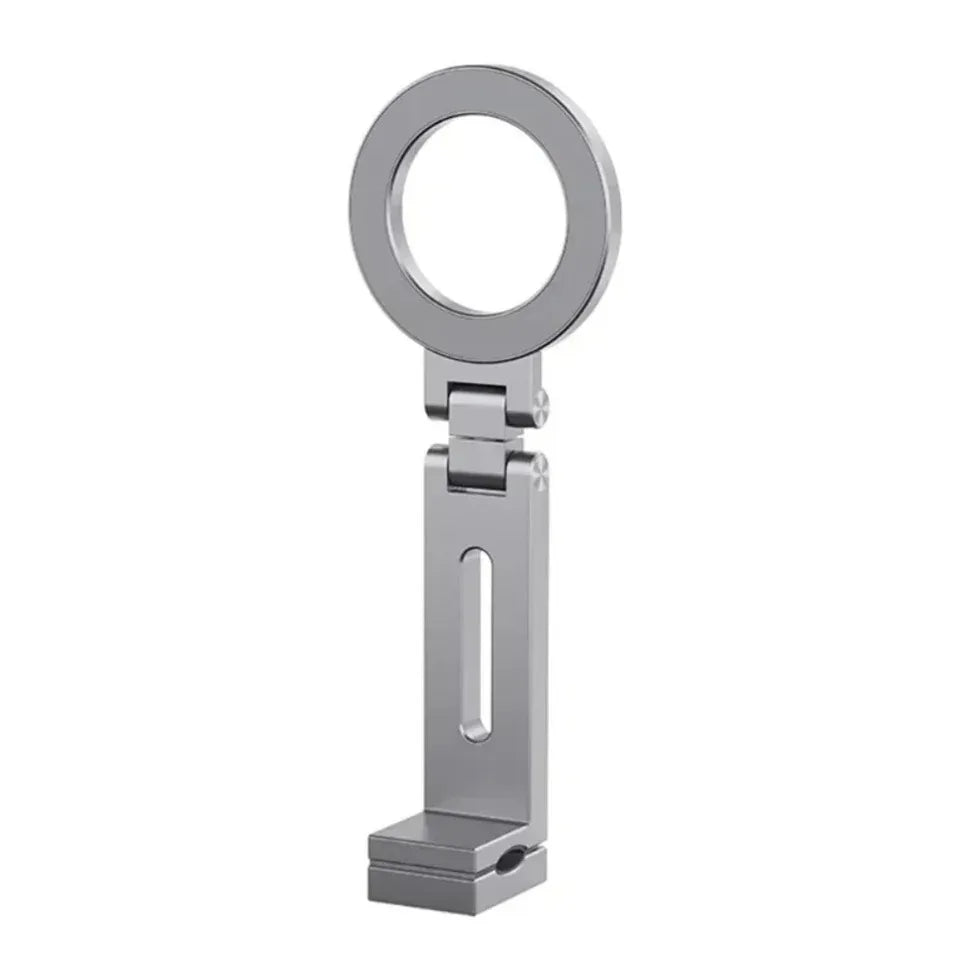 Adjustable Universal Magnetic Phone Holder Travel Essentials Flexible Qme Silver