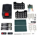 21V 15-cell Lithium Battery Cutting Machine 18650 Shell Qme Black