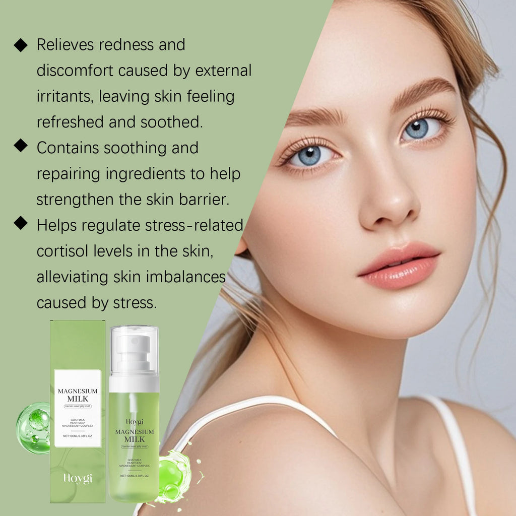 Jelly Toner Spray Refreshing Relieves Redness Repair Soothing Facial Spray for Smooth Glowing Skin Moisturizing Cooling Skincare Qme