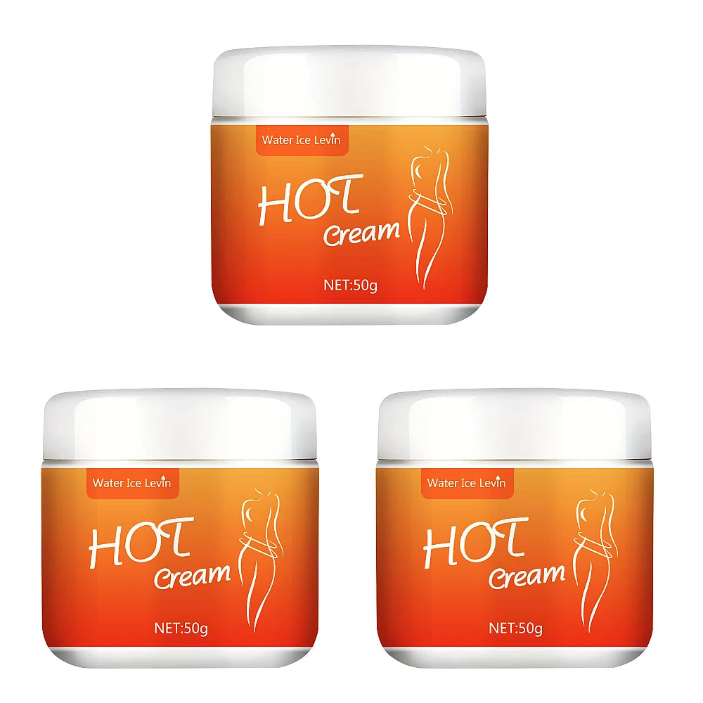 New Heat massage cream, body massage cream, fitness massage cream, improve muscle training and fitness effect 50g Qme 3pcs