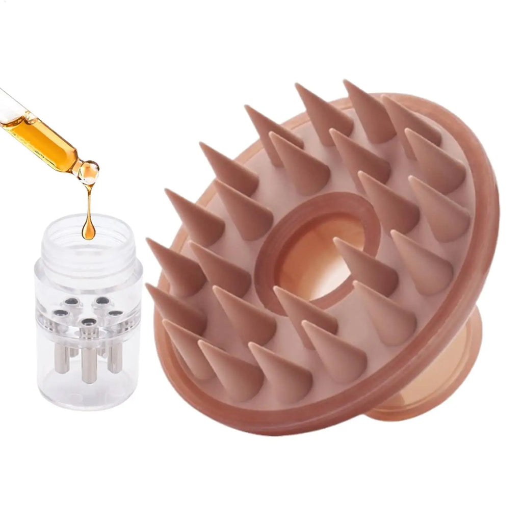 Silicone Scalp Massager Shampoo Brush Hair Stimulator Brush Bath Massage Brush Scalp Massager Hair Shower Brush Qme