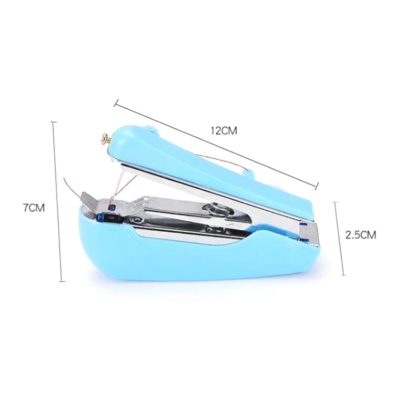 Random Mini Sewing Machine Needlework Cordless Handheld Clothes Qme