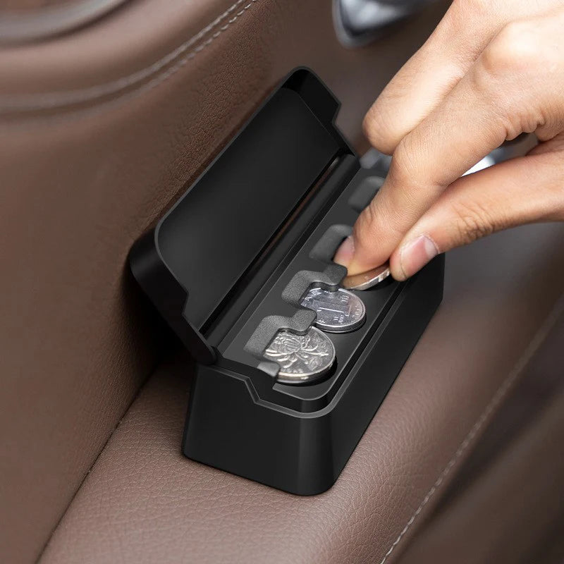 Coin Holder Car Change Organizer Universal Storage Money Dispenser Qme Default Title