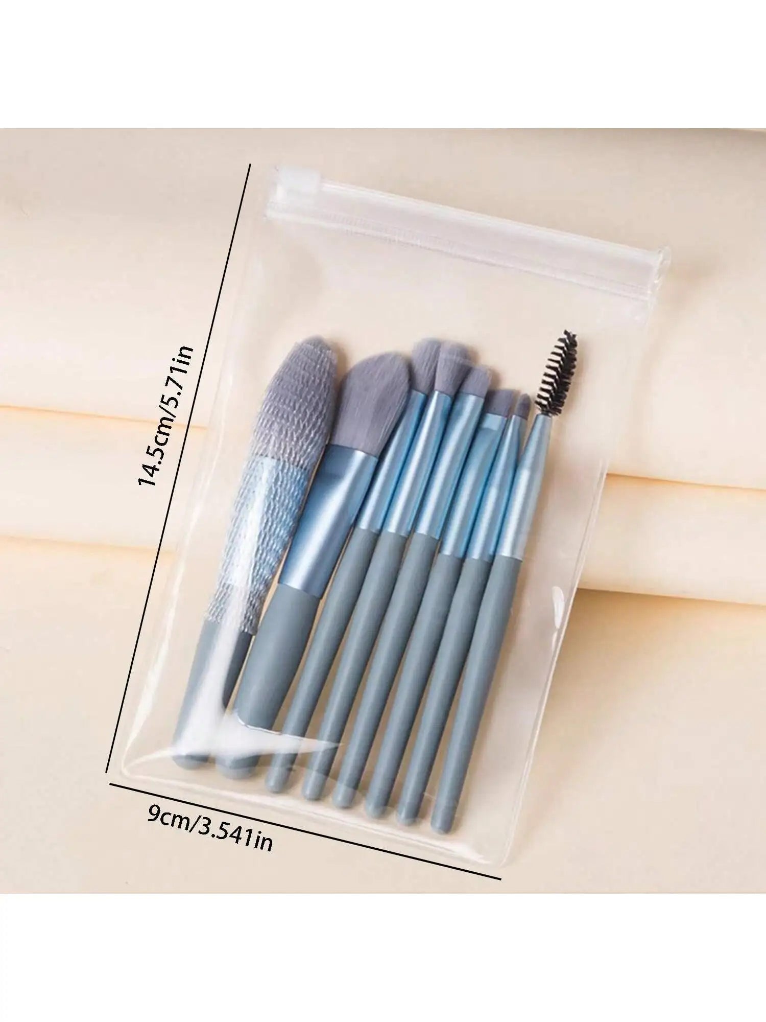 Eye Shadow Brush 8 Blending Eyeshadow Lower Lash Line Eyeliner Qme