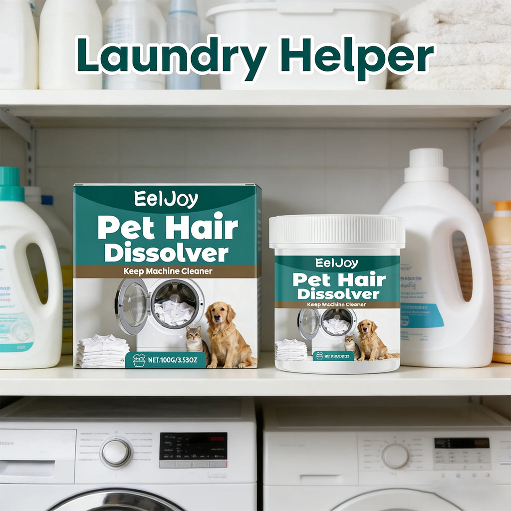 Pet Hair Dissolving Agent Decompose Pet Hair Clean Clothing Reduce Hair Residue Safe for Fabrics Household Clothing Care Cleaner Qme