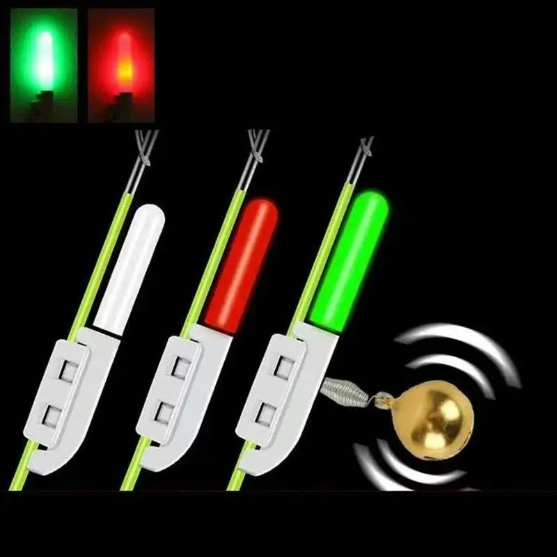 Reusable Electronic Light Stick Bell LED Fishing Alarms Accessories Qme