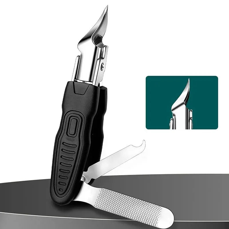 25 Slant Edge Anti-splash Nail Clippers Ingrown Toenail Cuticle Qme