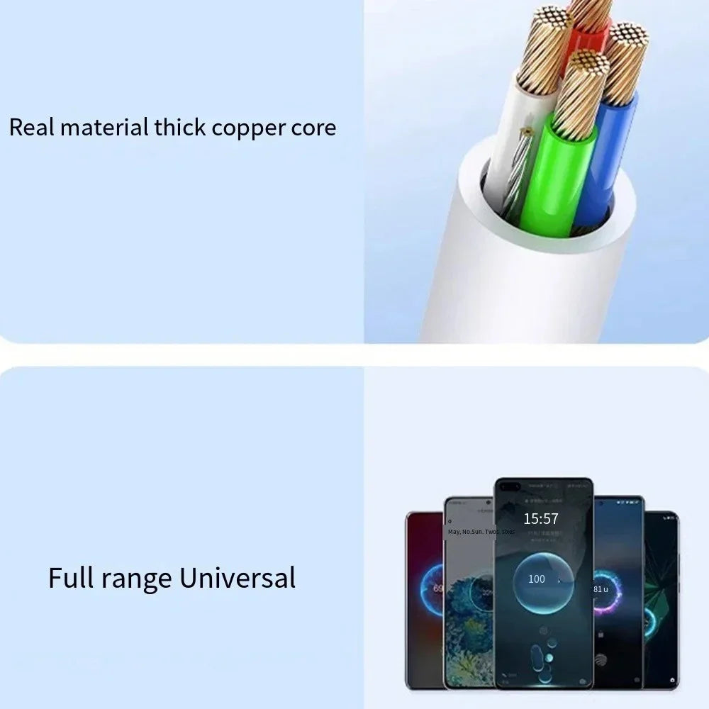 10A 120W USB C Data Wire 0.25/1/1.5/2/3m Fast Charging Data Cord PD Type C Quick Charger Cord For Huawei Xiaomi Samsung iPhone Qme