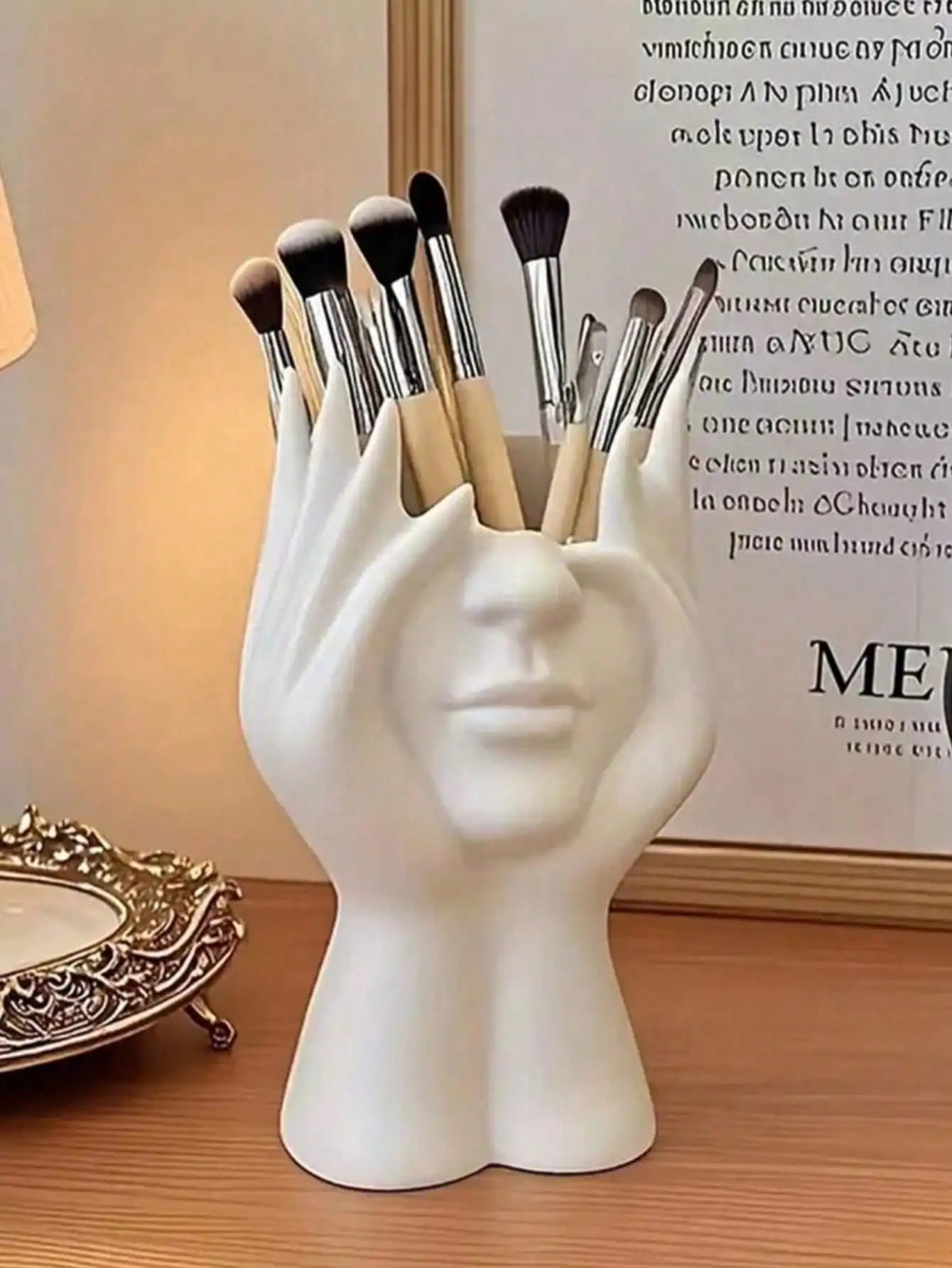 1 Multifunctional Desktop Organizer Aesthetic Art Sculpture Design Qme