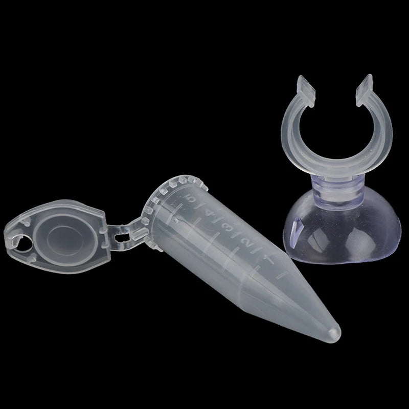^1Pc Automatic Fish Feeder Tapered Aquarium Worm Feeder Funnel Cup With Suction Cup Qme