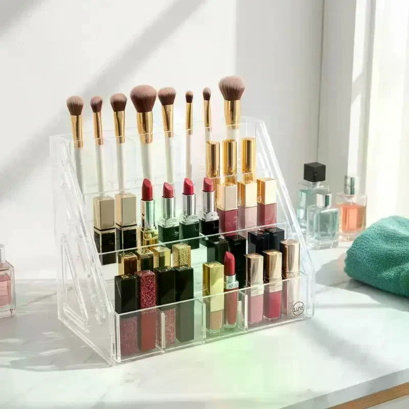 3 4 5 Tier Large-capacity Acrylic Desk Divider Watercolor Pencil Qme