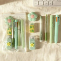 7-Pcs Stationery High-quality Student Graduation Neutral Pen Learning Qme green