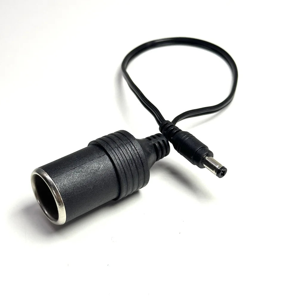 5pcs 12V 24V Car Cigarette Lighter DC 2.1 x 5.5 mm Male/Female Plug Charger Power Cable Universal For Car Truck Bus Qme DC Male Connector 5 Pieces