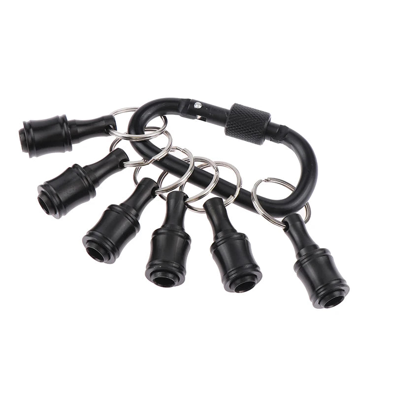 Keychain Adapter Drill Bits Change Screw Bit Holder 1 Hex Screwdriver Qme