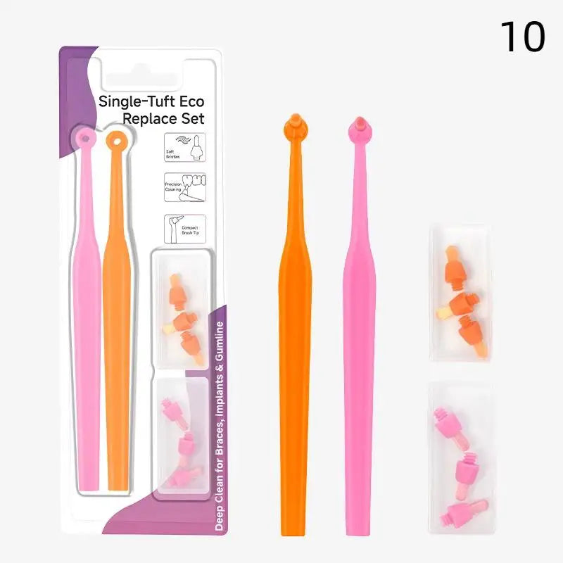 Interdental Brush Single-beam Soft Teeth Replacement Head Cleaning Qme 10