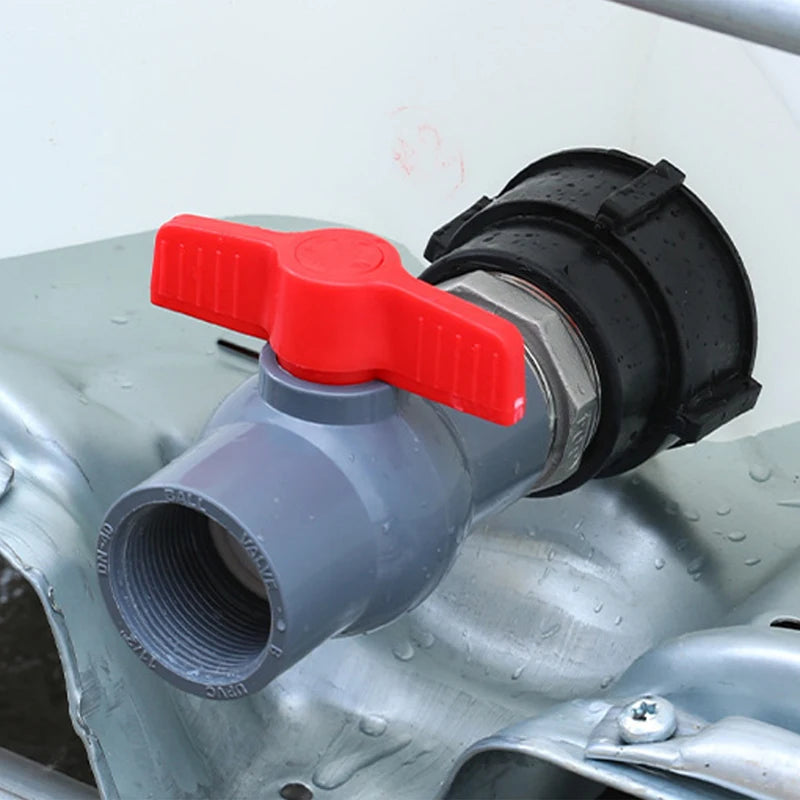 Water Tank Connector IBC Adapter Coarse Thread Fittings Garden Qme